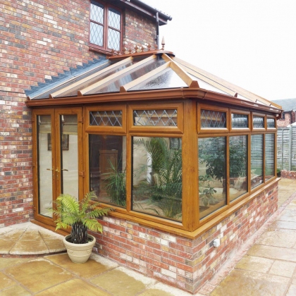 Edwardian style Glazed extension