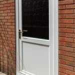 Brick house with Panel uPVC entrance door